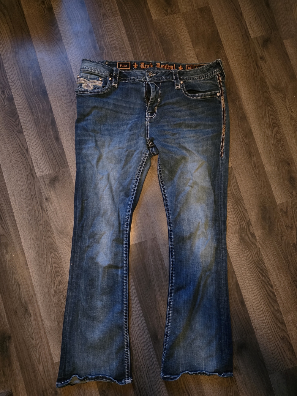 Rock Revival Dark Wash Easy Boot Jeans
